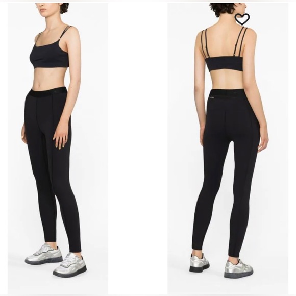 Outdoor Voices Zoom Logo-Waist Leggings - Picture 1 of 6